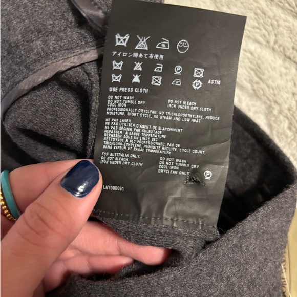 Prada Gray Ruffled High-Low Skirt - Picture 7 of 8